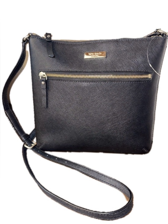 Kate Spade Handbags - NWOT Kate Spade Black Saffiano Leather Crossbody- Gold Hardware